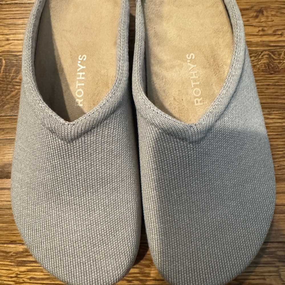 Rothy's The Casual Clog - Dove Size 8